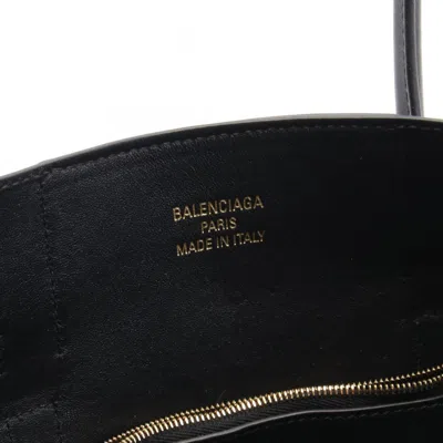 Pre-owned Balenciaga Black Leather Tote Bag ()