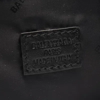 Pre-owned Balenciaga Black Nylon Leather Tote Bag ()