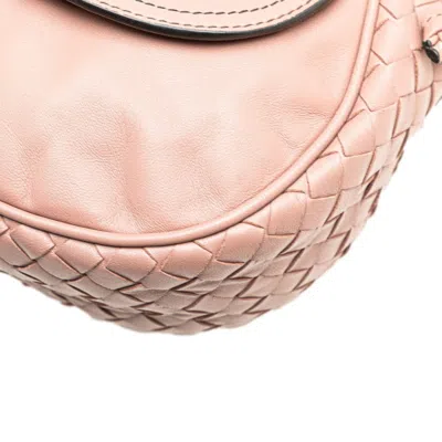 Pre-owned Bottega Veneta Beige Pink Leather Shoulder Bag ()