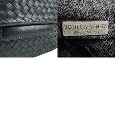 Pre-owned Bottega Veneta Black Silver Leather Metal Shoulder Bag ()