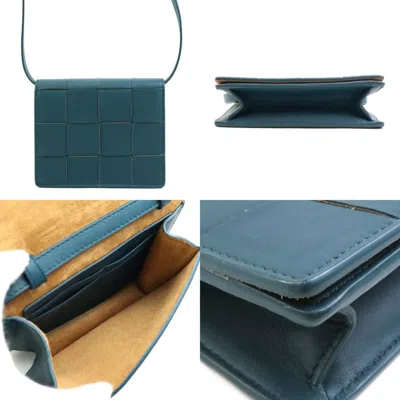 Pre-owned Bottega Veneta Dark Green Leather Shoulder Bag ()