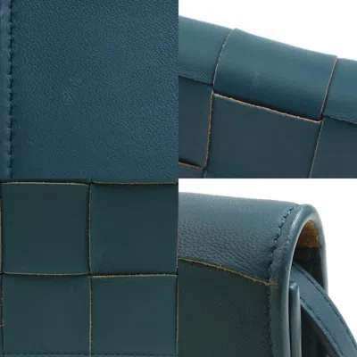 Pre-owned Bottega Veneta Dark Green Leather Shoulder Bag ()