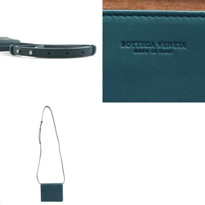 Pre-owned Bottega Veneta Dark Green Leather Shoulder Bag ()