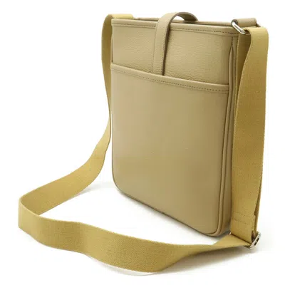 Pre-owned Burberry Beige Sand Leather Shoulder Bag ()