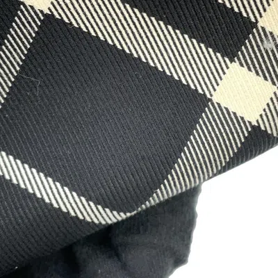 Pre-owned Burberry Black Ivory Canvas Shoulder Bag Tote Bag ()