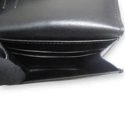 Pre-owned Burberry Black Leather Wallet (bi-fold) ()
