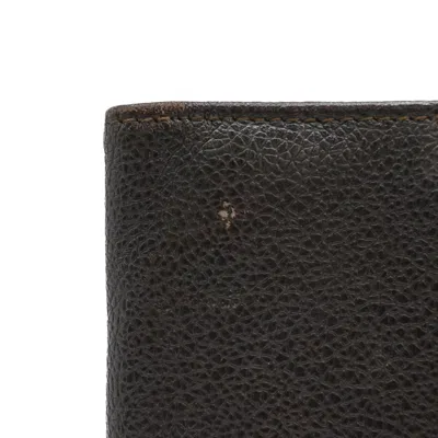 Pre-owned Bvlgari Brown Leather Long Wallet (bi-fold) ()