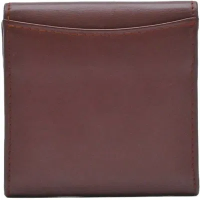 Pre-owned Cartier Bordeaux Leather Coin Purse/coin Case () In Burgundy