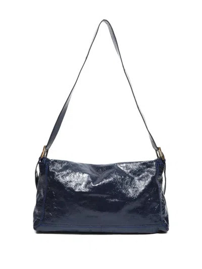 Pre-owned Fendi 2000-2015 Mamma Baguette Shoulder Bag In Blue