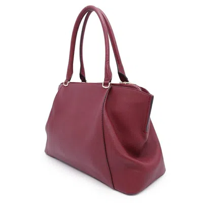 Pre-owned Cartier Red Color Leather Tote Bag ()
