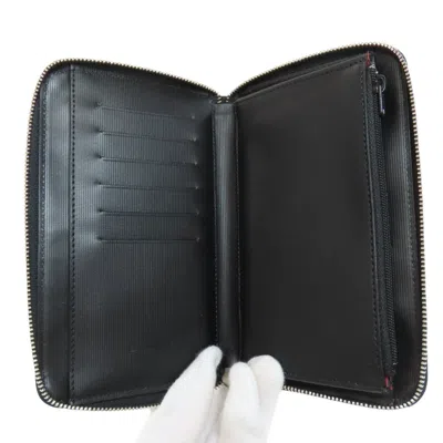 Pre-owned Chanel Black Nylon Long Wallet (bi-fold) ()