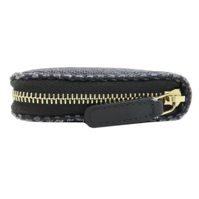Pre-owned Chanel Navy Canvas Coin Purse/coin Case () In Blue