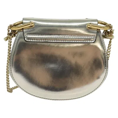 Pre-owned Chloé Drew Silver Leather Shoulder Bag ()