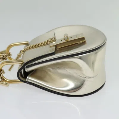 Pre-owned Chloé Drew Silver Leather Shoulder Bag ()