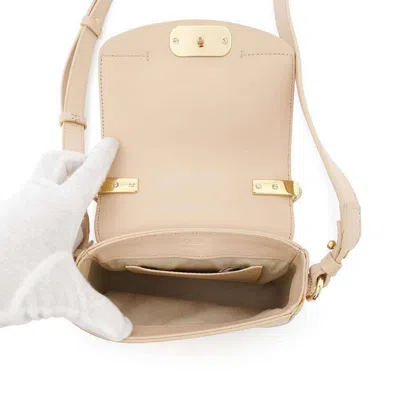 Pre-owned Chloé Pink Beige Leather Shoulder Bag ()