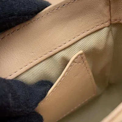Pre-owned Chloé Pink Beige Leather Shoulder Bag ()