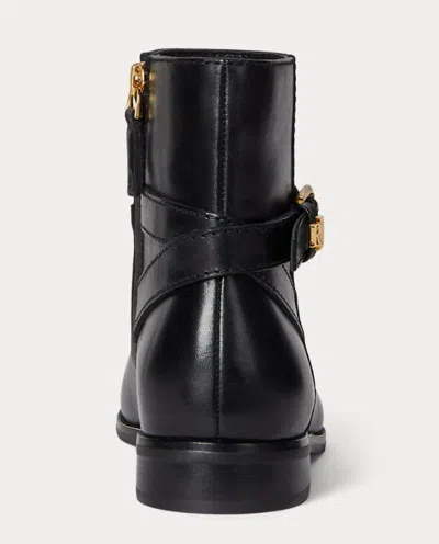 Ralph Lauren Brooke Bt 2 Boots Bootie In Black
