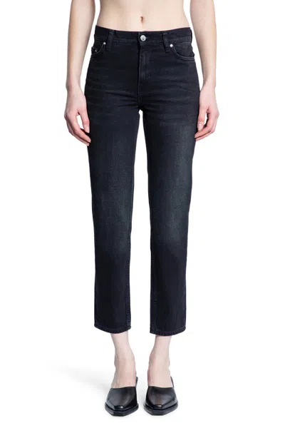 Totême Low-tapered Jeans In Black