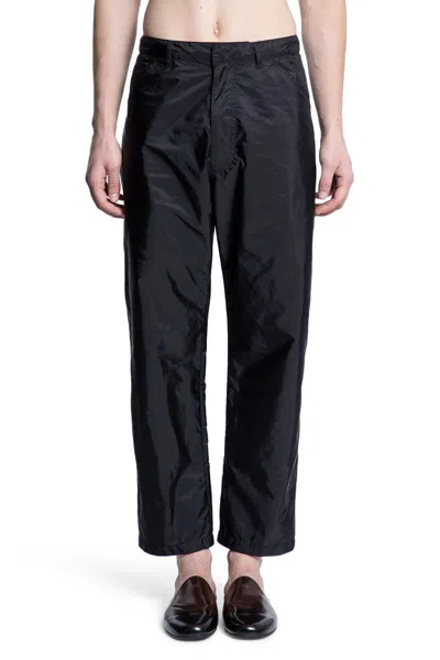 Prada Man Black Trousers In Black