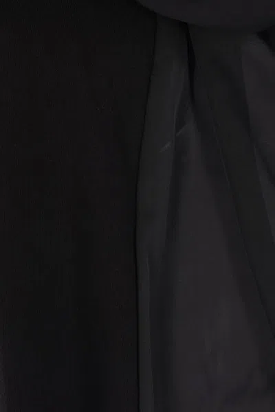 Sacai Short-sleeved Blouse In Black