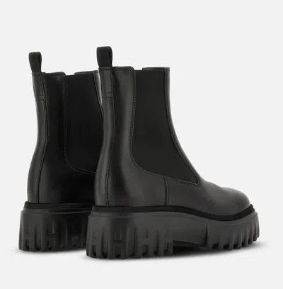 Hogan Boots In Black