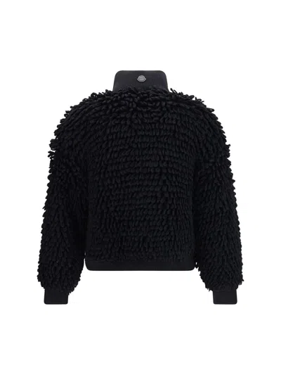 Moncler X Edward Enninful Cardigan In Black