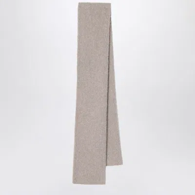 The Row Luthgard Scarf In And Silk Blend In Gray
