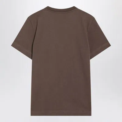 Jacquemus Gros Grain T-shirt In Brown