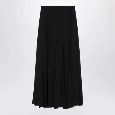 Chloé Muslin Maxi Skirt In Black