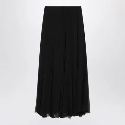Chloé Muslin Maxi Skirt In Black