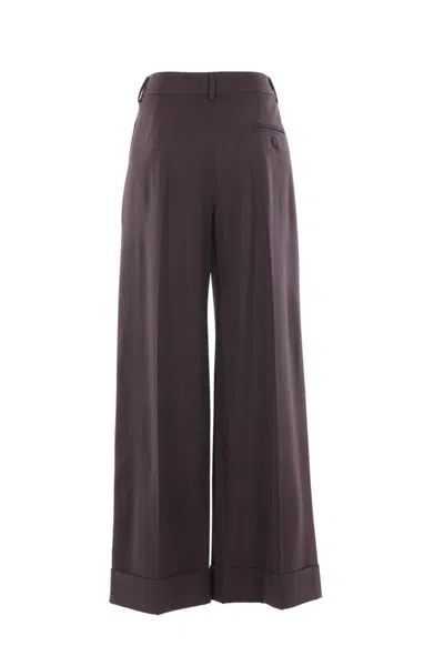 Alberto Biani Trousers In Brown