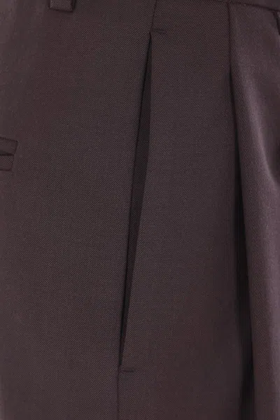 Alberto Biani Trousers In Brown