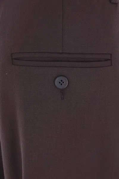 Alberto Biani Trousers In Brown