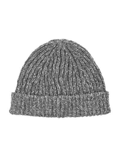 Stone Island Muline' Beanie In Gray