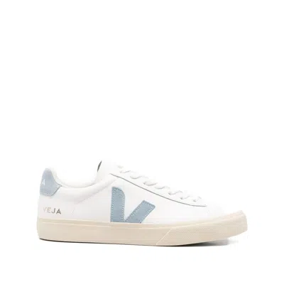 Veja Campo Chromefree White Steel Sneakers In Multi