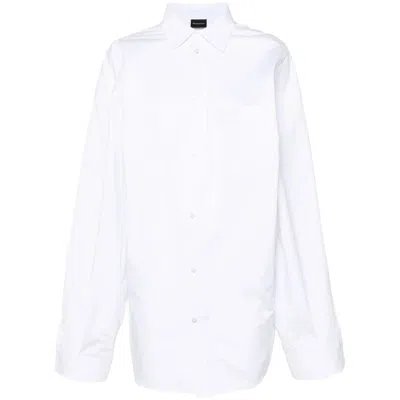 Balenciaga Shirts In White