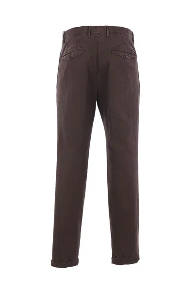 Incotex Pleated Straight-leg Trousers In Blue