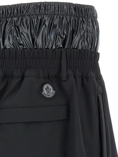 Moncler Genius Asap Rocky Padded Shorts And Pockets In Black