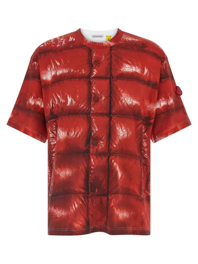 Moncler Genius Asap Rocky Collaboration Graphic T-shirt In Red