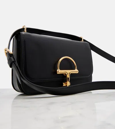 Gucci Schultertasche Siena Small Aus Leder In Black