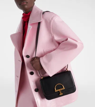 Gucci Schultertasche Siena Small Aus Leder In Black