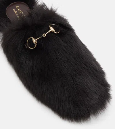 HORSEBIT羊毛皮穆勒鞋