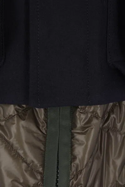 Sacai Coats In Black