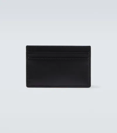 Gucci Men Black Card Holder With Horsebit On The Front In Leather Man In Black