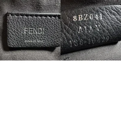 Pre-owned Fendi Black Leather Backpack ()