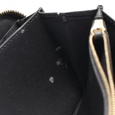 Pre-owned Fendi Black Leather Long Wallet (bi-fold) ()