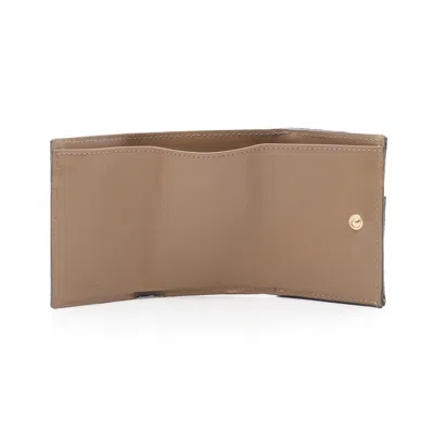 Pre-owned Fendi Brown Canvas Leather Wallet (tri-fold) ()