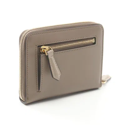 Pre-owned Fendi Brown Leather Wallet (bi-fold) ()