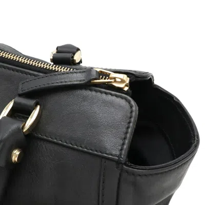 Pre-owned Gucci Black Leather Shoulder Bag Tote Bag ()