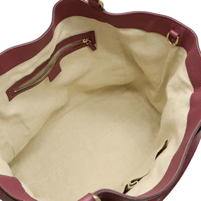 Pre-owned Gucci Pink Purple Leather Shoulder Bag Tote Bag ()